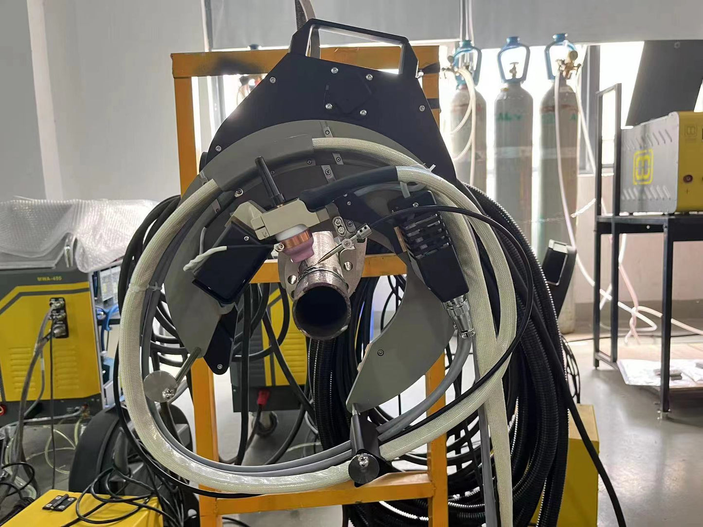 Máquina de soldadura orbital de cabezal abierto MWG-230 