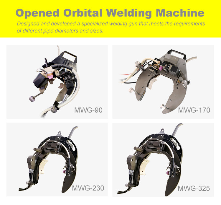 Máquina de soldadura orbital de cabezal abierto MWG-90 