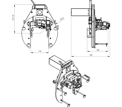 Open-head Orbital Welding Machine MWG-230